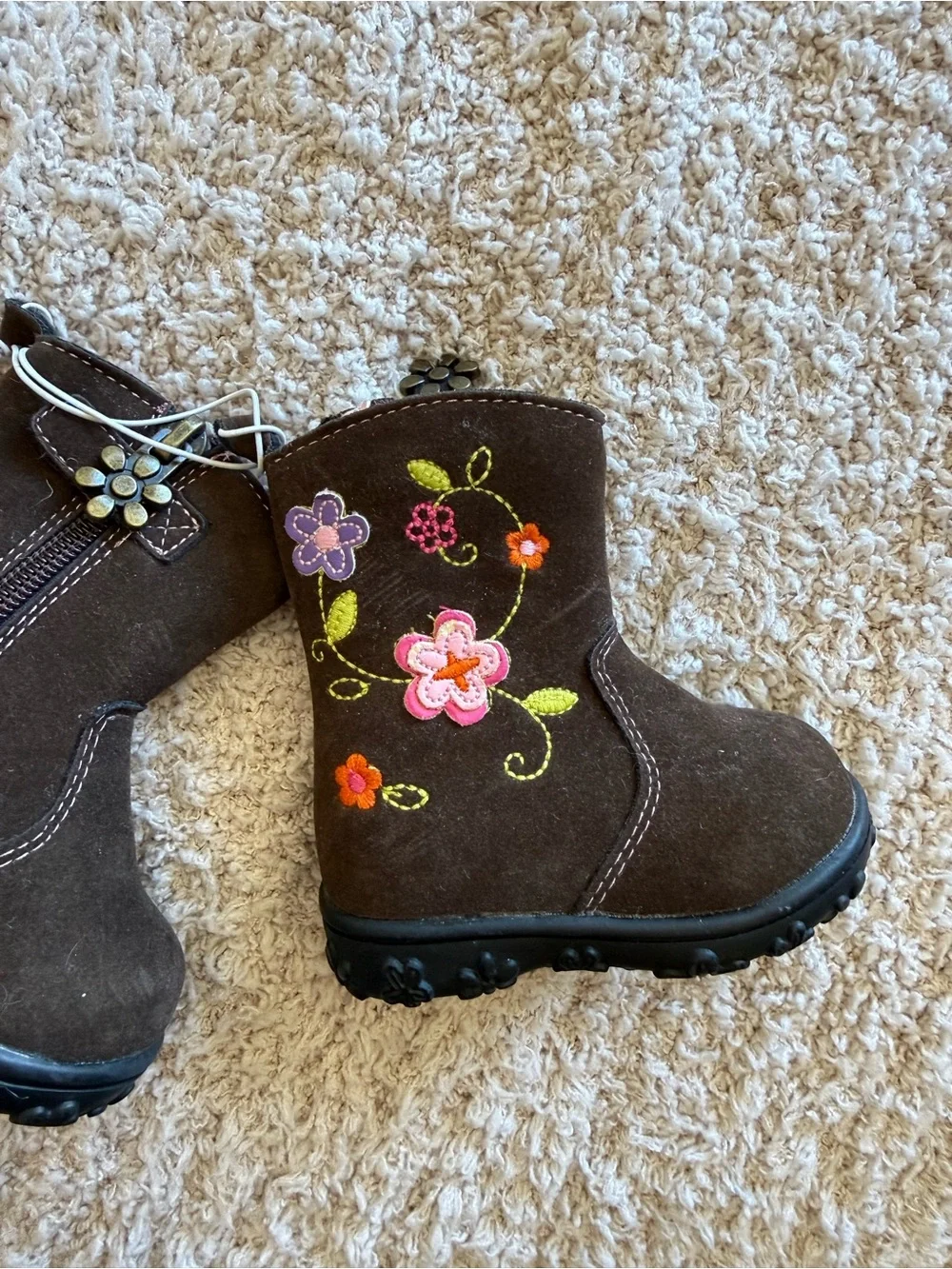 Baby Size 2 Shoe bundle - Sneaker, Mary Jane and Boot (3 pairs)